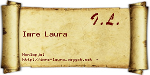 Imre Laura névjegykártya